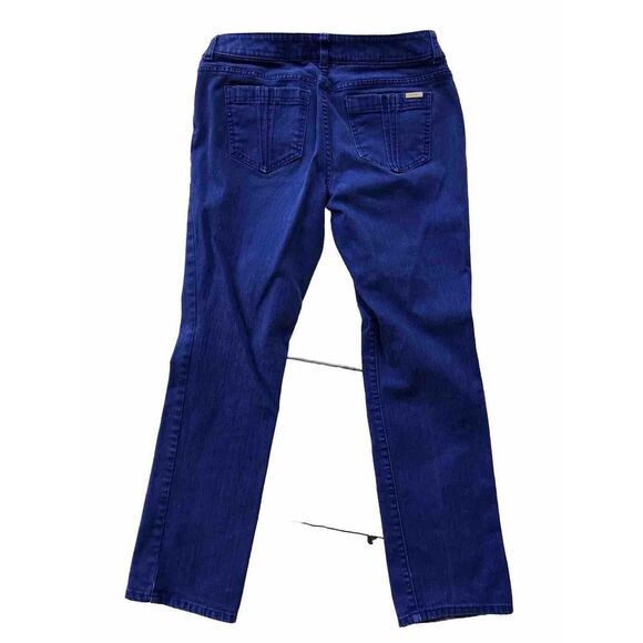 Chico's So Slimming Womens Jeans size 0.5 Short Size 6 US ‎ Stretch Blue Purple - Picture 2 of 8